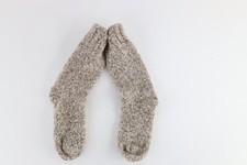 Vintage 70s Streetwear Wool Knit Outdoor Hiking Mountain Boot Socks Womens Large