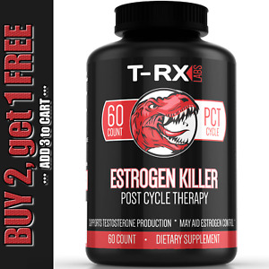 T-RX Labs Estrogen Blocker PCT Post Cycle Therapy Testosterone Booster