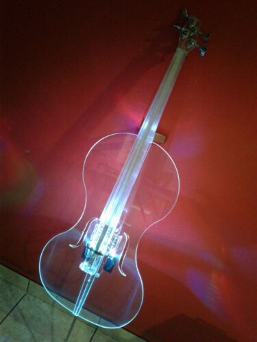 NEW!! Equester Sigma handmade acrylic electric cello,QP pickup - Picture 2 of 8