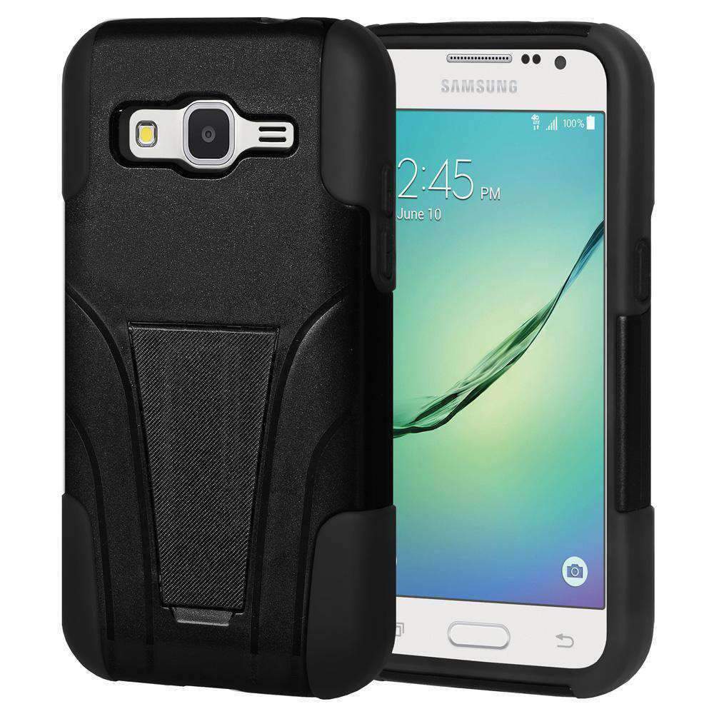 puppy woonadres racket AMZER DOUBLE LAYER HYBRID CASE WITH KICKSTAND- SAMSUNG GALAXY CORE PRIME SM-G360  8903384090235 | eBay