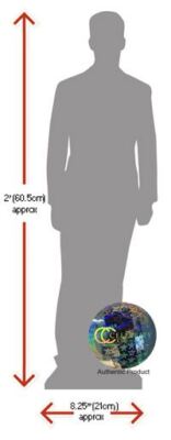 Johnny Vegas Silhouette en carton Taille Mini 5056457557616