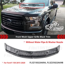 For Ford F-150 2015-2020 Matte Windshield Window Wiper Cowl Grille Cover Clip-On