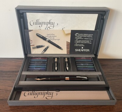 Vintage Sheaffer Calligraphy Set