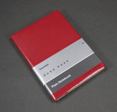 Hugo Boss Essential Storyline Red Notizbuch Agenda A6 blanko HNM121PP