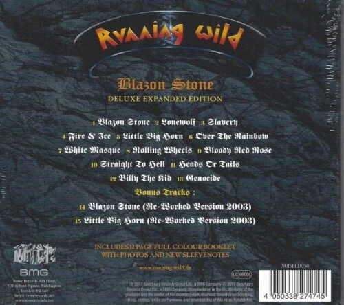 Running Wild - Blazon Stone - Deluxe Expanded Edition - Digipack - 2 CD - Neu / - Bild 2 von 2