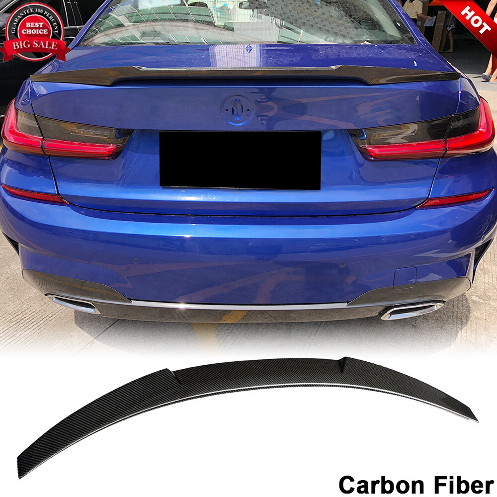 For BMW G20 320i M340i G80 M3 2019-2023 Real Carbon Rear Trunk Spoiler Wing Lip