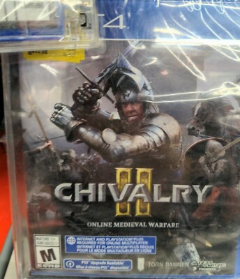 PS4 CHIVALRY II 2 ONLINE MEDIEVAL WARFARE PLAYSTATION 4 VIDEO GAME PS5 5 New