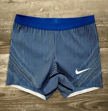 Womens XS Nike Pro Elite Running Shorts Made in USA Olympics 2024 Blue Team