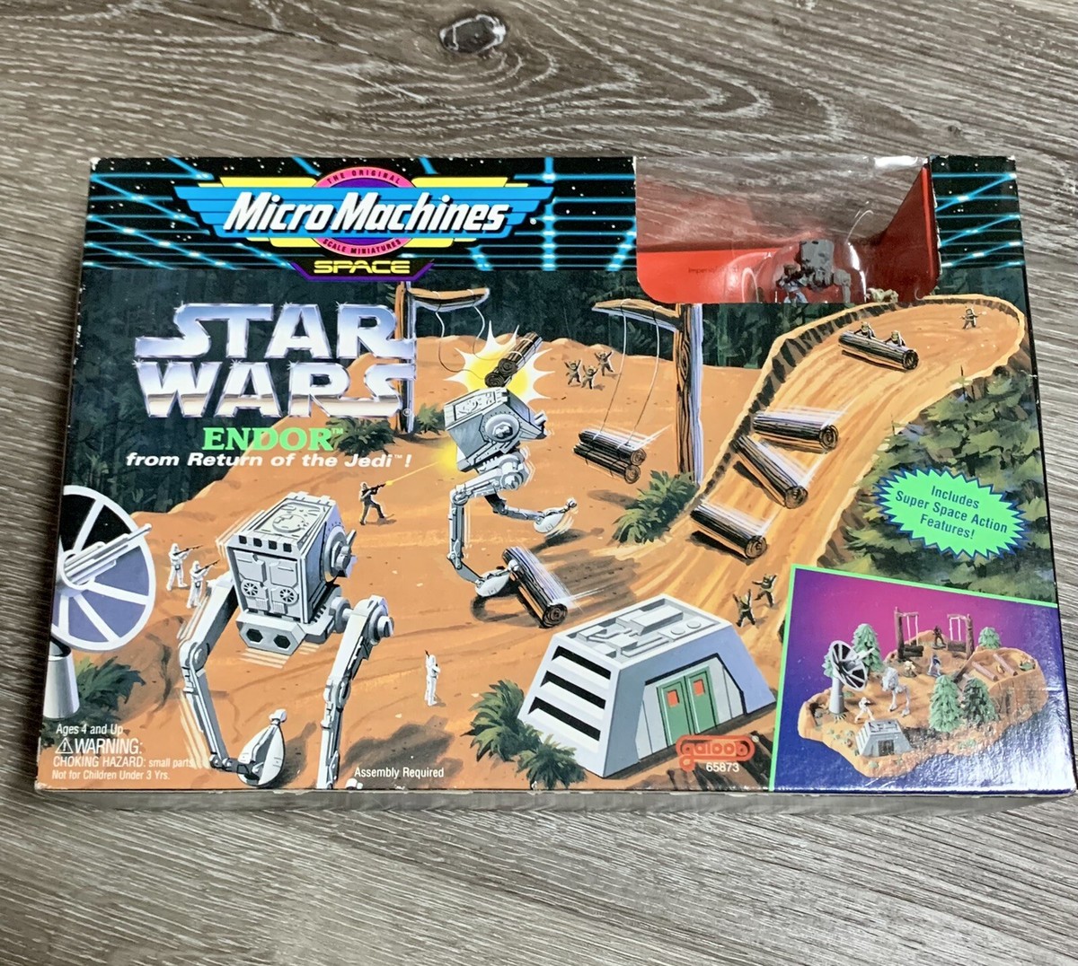 えのの 1994 STAR WARS ENDOR Micro Machines RETURN OF THE JEDI GALOOB