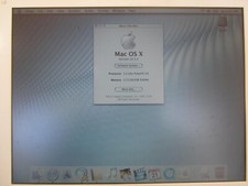 Apple iBook PowerPC G4 A1055 60GBHD OSX 10.3.4 SCREEN INTACT BadBATTRY NoPwrCORD