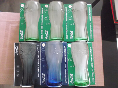 Coca Cola Gläser Mc Donalds - 5x 2020 und 1 x 2022