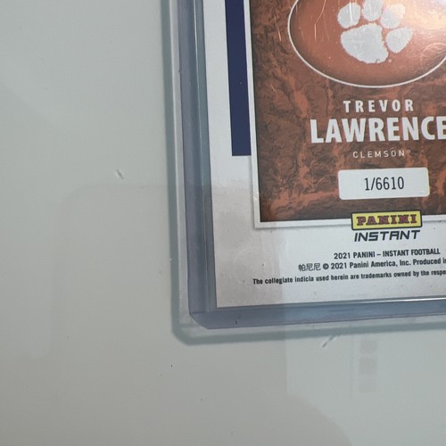 2021 Panini Incoming Class Trevor Lawrence RC Clemson Jaguars 1/6610 RARE 🔥🧯 - Picture 13 of 19
