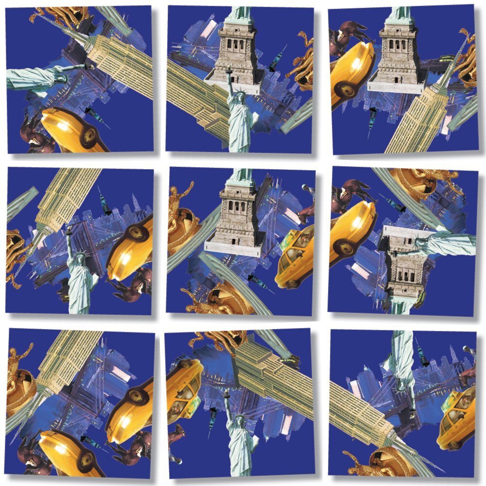 New York, New York B. Dazzle Scramble Squares 9 Piece Puzzle | eBay