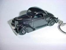HOT 3D 36' FORD COUPE CUSTOM KEYCHAIN key keyring 1936 BLING 1/64 Matchbox