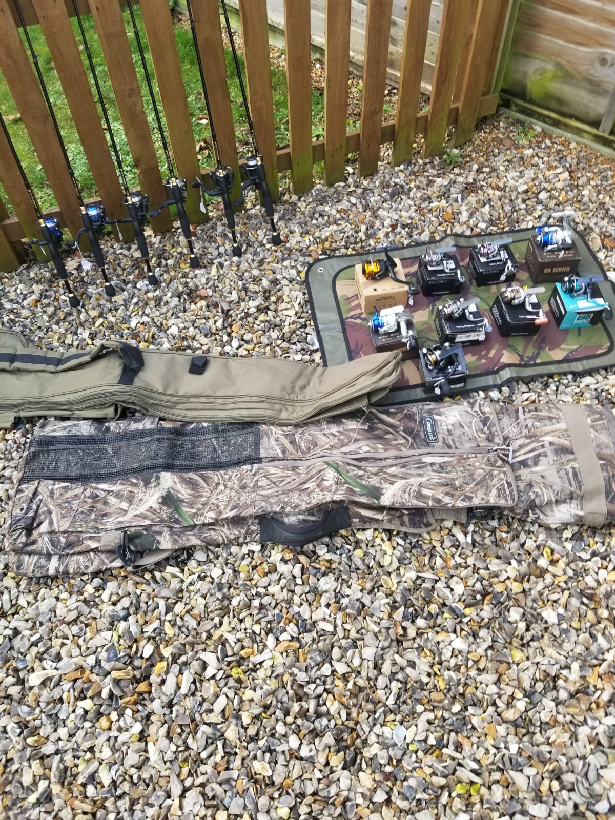 Fishing Gear Job Lot, Fishing Rods, Reels, Rod Bags eBay