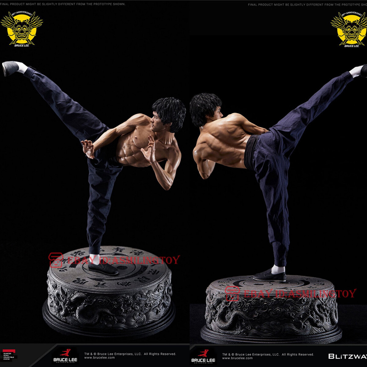 Blitzway BW-SS-20501 Bruce Lee 1/4th Scale Resin Statue IN Stock