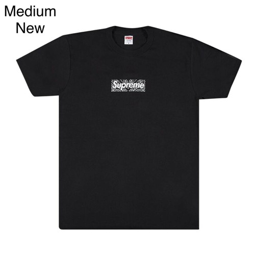 Supreme Bandana Box Logo Tee Black Size 