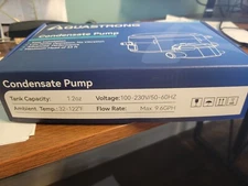 Aquastrong Mini Split HVAC Condensate Pump, 9.6 GPH 100/230V Automatic CDS036