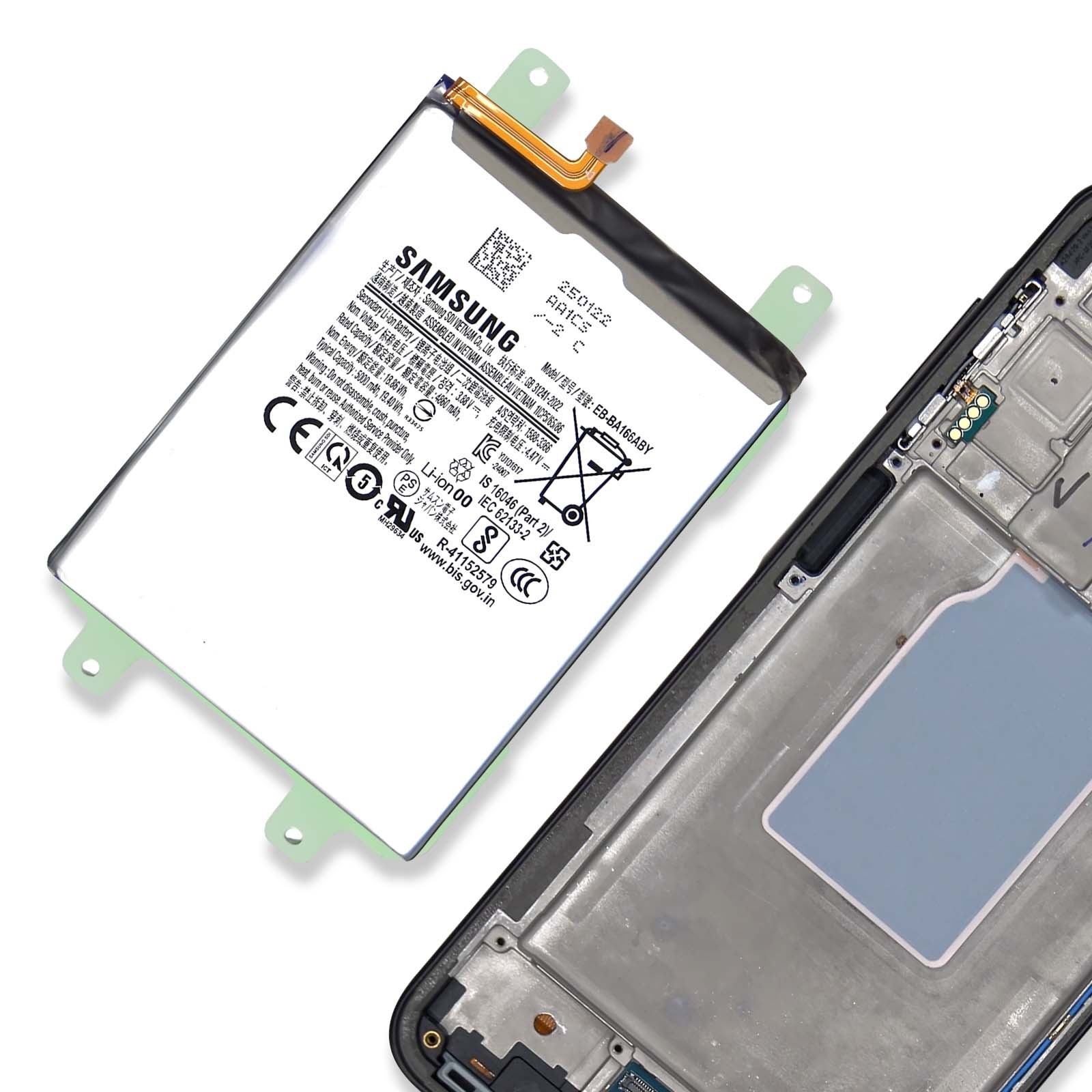 Adhésif de batterie Samsung Galaxy A26 Clappio vert de remplacement