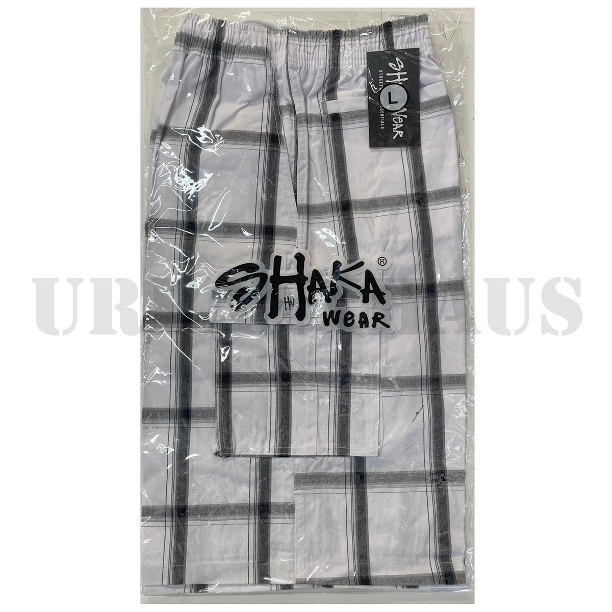 SHAKA WEAR CHECKER PLAID SHORTS 8 COLOR (S to 5XL) | eBay