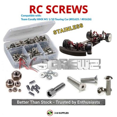 RCScrewZ Stainless Screw Kit cor011 for Corally HMX M1 1/10 #01625 /#01626 | KIT