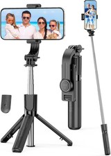 4 in 1 Selfie Stick Tripod Extendable w Wireless Remote 360  Phone Holder