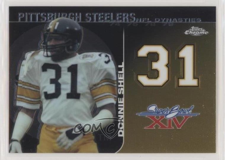 2008 Topps Chrome NFL Dynasties Tribute Donnie Shell #DYNC-DSH HOF 5p5