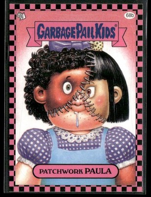 2010 Topps Garbage Pail Kids Flashback Series 1 #68b Patchwork Paula Pink 1X