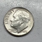 1956 Roosevelt Dime 90% Uncirculated Silver 10c US Coin