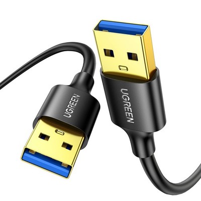 UGREEN USB to USB, 5 Gbps 3.0 Cable, Nylon Durable Male 6.6 FT, Black 