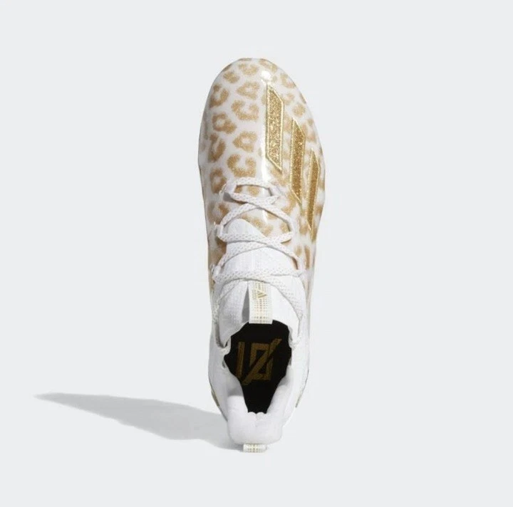 Adidas Adizero X Anniversary Men’s 11.5 Football Cleats EH3472 Gold Cheetah NWOB - Image 3 of 4