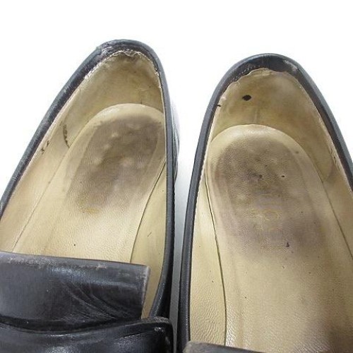GUCCI Women's Loafers Leather Black Size:36/JP:23 From Japan 135305K Authentic thumbnail 8