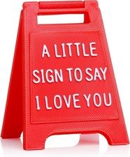 Mini Valentine’s “I Love You” Sign Romantic Gift for Girlfriend Wife