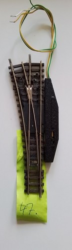 Positiv Getestet Trix Spur N  4636 ?? Links Weiche mit Antrieb 15° Minitrix  | Zustand: Gebraucht