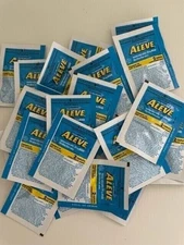 ALEVE  ~48 Caplets ~24 Pax ~ Pain Reliever /Fever Reducer  New  Packets EXP 1/26