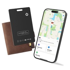 Wallet Tracking Card, Bluetooth Tracker Smart Finder for Apple Find MyMFi Cer...