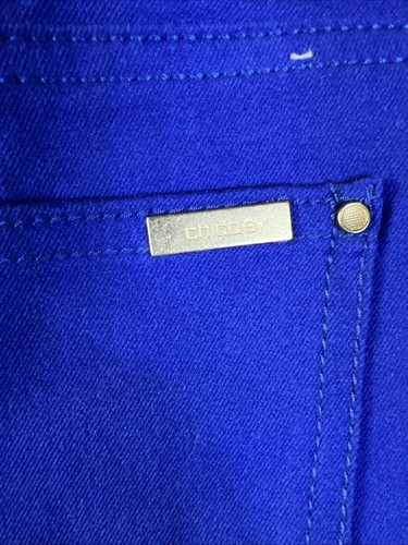 Bermuda donna pantaloncino Chicos Getaway 5 tasche blu misterioso taglia 1,5 nuovo - Foto 8 di 13