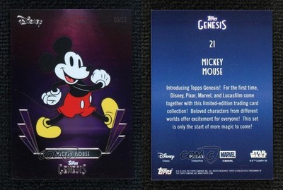 2025 Topps Disney Genesis Purple Foil 5/15 Mickey Mouse #21 | eBay