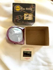Vintage 1960s Craftsmen Guild Mini-Master Slide Viewer w/ Original Box. TESTED