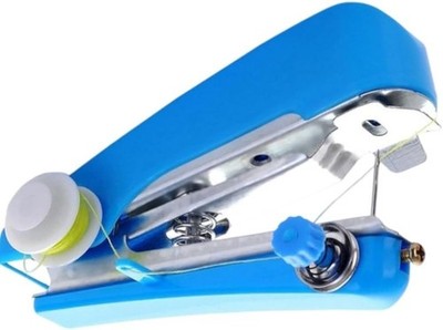 Versatile Mini Hand Stitcher - Lightweight Handheld Sewing Machine in Blue