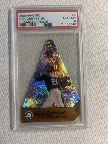 2000 Pacific Ken Griffey Jr Cramers Choice PSA 8