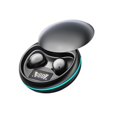 Invisible Wireless Earbuds Bluetooth for Small Ears Discreet Small, Black