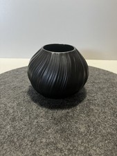 Rosenthal Studio Linie Porcelaine Noire Vase Martin Freyer Zwiebel schwarz