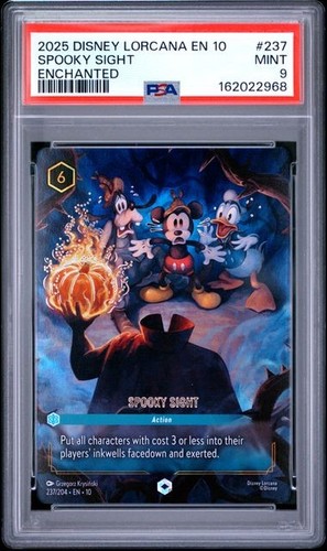 Spooky Sight graded PSA 9 for sale on eBay