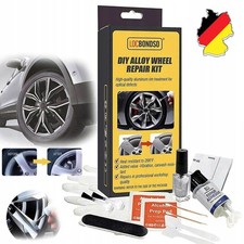 DIY Alufelgen Reparatur Set Silber Felgenreparaturset Kratzer Risse Dellen NEU