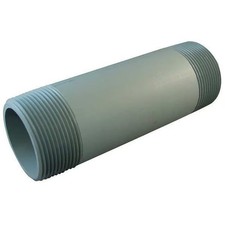 Manufacturer Varies 1-1/4" MNPT x 2" TBE PVC Pipe Nipple Sch 80 885-020