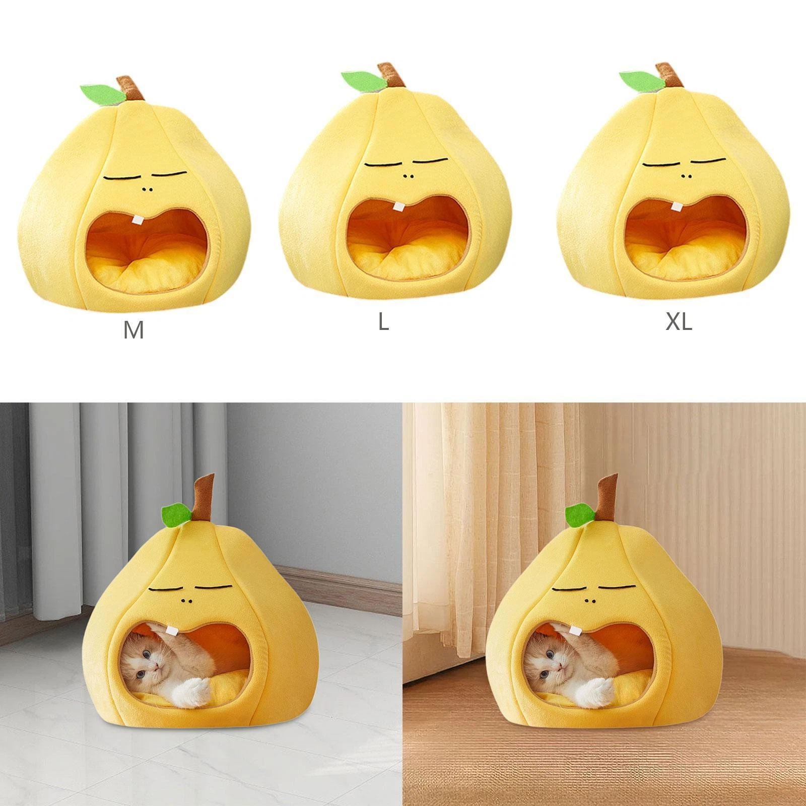 Semi Closed Cat Nest Cat Tent Pets Cave Bed