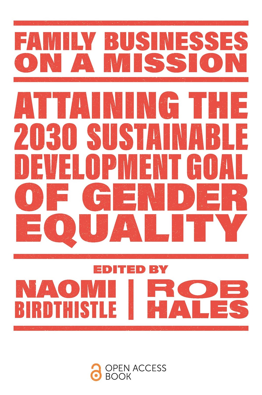 Attaining the 2030 Sustainable Development Goal. Birdthistle, Hale**