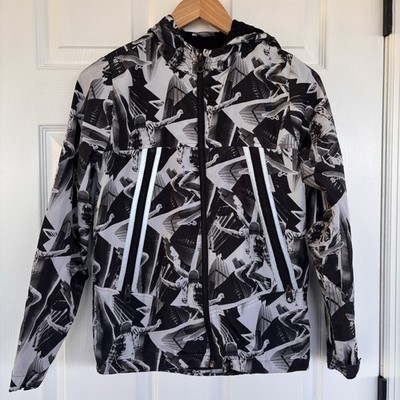 LC Waikiki Hooded Full Zip Jacket Youth Size 10-11 Y Skater Graphic Print Lined