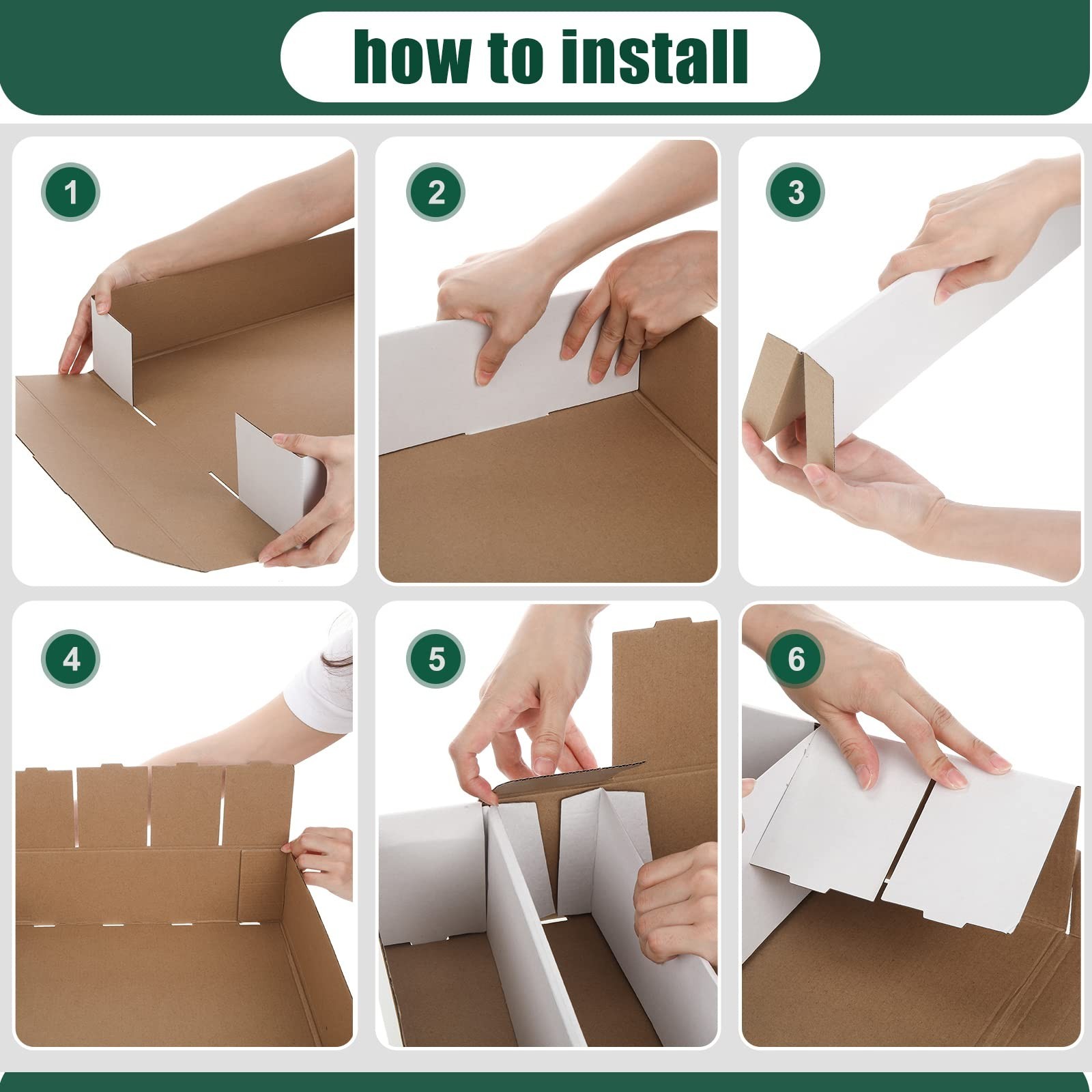 Yexiya 10 Pcs 5000 Count Card Storage Boxes with Divider for Trading and Gami...